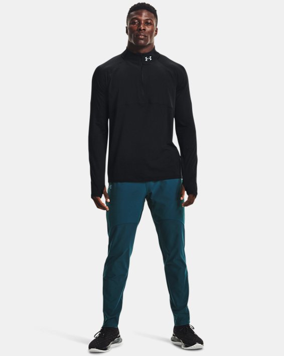 Men's UA Qualifier Run 2.0 ½ Zip in Black image number 2